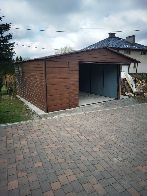 Garaż blaszany 5,5m x 6m + 1,5m wiata - Image 5