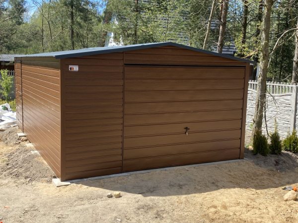 Garaż blaszany 5x6 + Drzwi