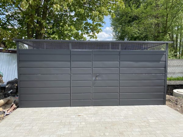 Wiata śmietnikowa 5x3 - obrazek 3